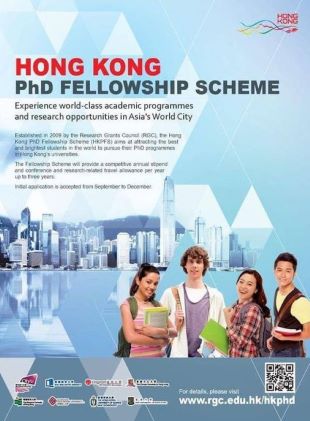 Hong Kong PhD Fellowship Scheme Electronic System Initial Application for Hong Kong PhD Fellowship Scheme 2022/23